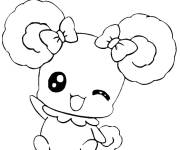 Coloriage Plusha te salue