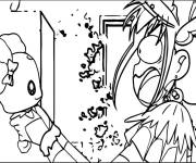Coloriage Sc&egrave;ne dr&ocirc;le de Glitter Force