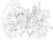 Coloriage Smile Puricua anime