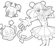 Coloriage Smile Puricua de Glitter Force