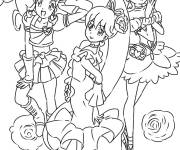 Coloriage Trois f&eacute;es Smile Purikua
