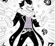 Coloriage Ulric de Glitter Force