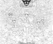 Coloriage Un nouveau d&eacute;fi de Glliter force