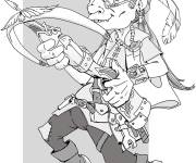 Coloriage Gnome donjons et dragons