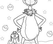 Coloriage Grinch et Max dans le film 2020