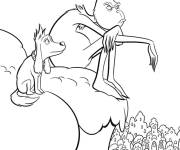 Coloriage Grinch et Max ont un plan