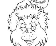 Coloriage Grinch, le voleur sournois de No&euml;l