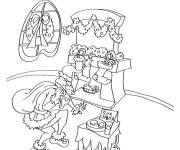 Coloriage Grinch n'aime pas le no&euml;l