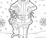 Coloriage Jim Carrey dans le film du Grinch