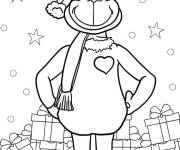 Coloriage Le c&oelig;ur du Grinch