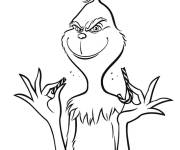 Coloriage Le Grinch d&eacute;teste la sucette