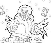 Coloriage Le Grinch fait une dr&ocirc;le de pose