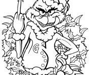 Coloriage Le Grinch insidieux