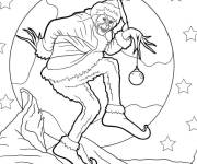 Coloriage Le Grinch sournois