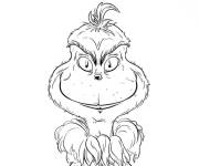 Coloriage Le Grincheux hirsute