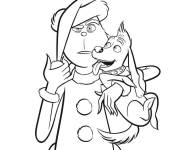 Coloriage Les amis Grinch et Max