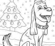 Coloriage Max le chien du Grinch du film