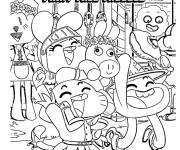 Coloriage et dessins gratuit Affiche du film Gumball à imprimer
