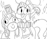 Coloriage Anais chevalier