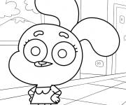 Coloriage Anais Watterson Kawaii