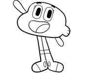 Coloriage Darwin content