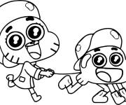 Coloriage Gumball machine