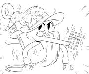 Coloriage Gumball magicien