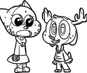 Coloriage Gumball vectoriel