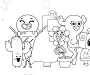 Coloriage Personnages de Gumball &agrave; colorier