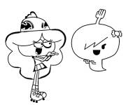 Coloriage Personnages de Gumball &agrave; imprimer