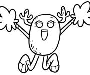 Coloriage Polly de dessin animé Gumball