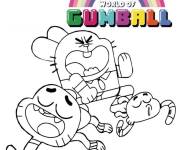 Coloriage S&eacute;rie anim&eacute;e Gumball