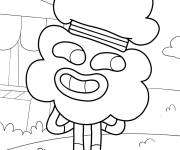 Coloriage Tobias Wilson souriant
