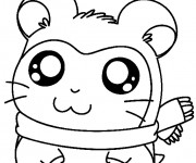 Coloriage et dessins gratuit Hamtaro 1 à imprimer