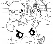 Coloriage Hamtaro 42