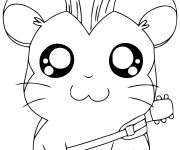 Coloriage Hamtaro Babos gratuit