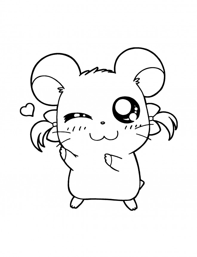 Download Coloriage Hamtaro Bijou gratuit dessin gratuit à imprimer