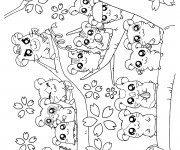 Coloriage et dessins gratuit Hamtaro et ses amis à imprimer