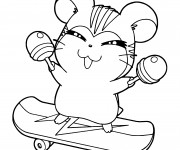 Coloriage et dessins gratuit Hamtaro: Tigris à imprimer