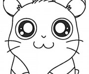 Coloriage L'adorable Hamtaro