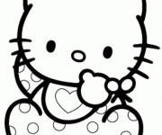 Coloriage Hello bébé Kitty