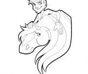 Coloriage et dessins gratuit Dessin de Horseland à imprimer