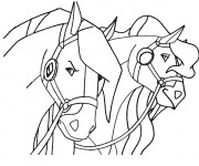 Coloriage Horseland