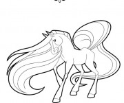 Coloriage Horseland dessin animé en ligne