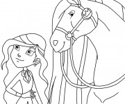 Coloriage Horseland gratuit