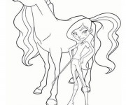 Coloriage Horseland Rosa