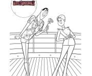 Coloriage Compte Dracula amoureux