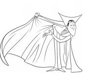 Coloriage Comte Dracula H&ocirc;tel Transylvanie 2