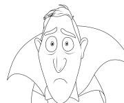 Coloriage Dracula du film H&ocirc;tel Transylvanie