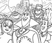 Coloriage F&ecirc;te dans H&ocirc;tel Transylvanie